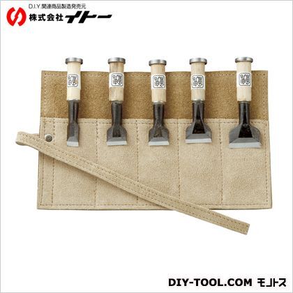 豆道楽豆鑿グミ柄木目仕上げ5本組 約100×160mm 012051 1個