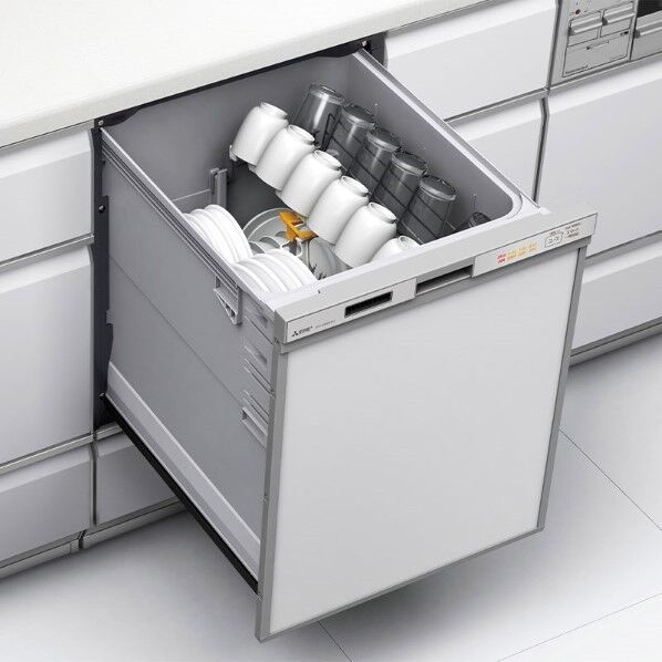 食器洗い乾燥機EWシリーズ(エーデル/リフィット扉/スライドタイプ専用) 浅型/幅45cm EW-45RD1ST 1点