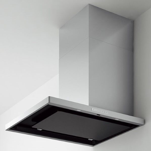 フラット対面プラン用ホーロークリーンレンジフード(左壁側排気) ステンレス 幅90cm SVRAS-E902TADLN 1点