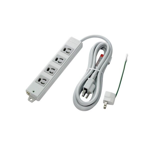 事務所向け電源タップ 抜けどめ AC4個口 3m OAT-JP43H 1個