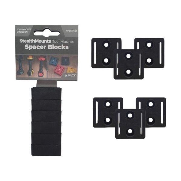 StealthMounts(ステルスマウント) ツールマウントスペーサーブロック TMSPACE-BLK-6 6個