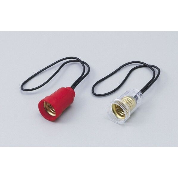 豆球用ソケット リード線付 口金10mm 便利グッズ(文具・OA機器) PP-01NH 1個