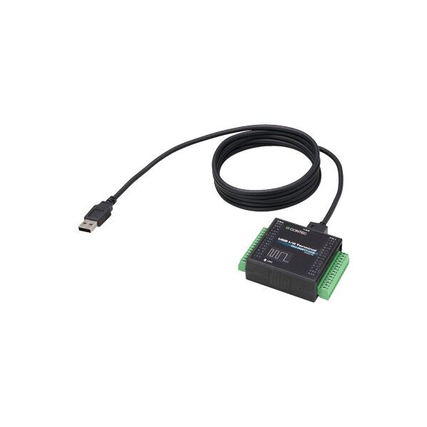 非絶縁型デジタル入出力ターミナル DIO-0808TY-USB 1点