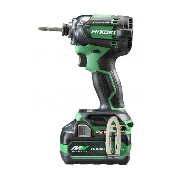 HiKOKI(ハイコーキ) 18V 充電式 インパクトドライバー フルセット アグレッシブグリーン WH18DC 2XPZ 1台...