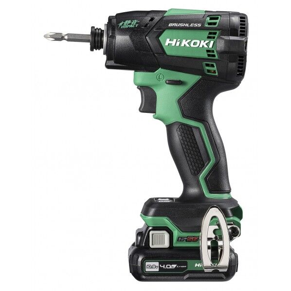 HiKOKI(ハイコーキ) 10.8V 静音インパクトドライバ フルセット(バッテリー2個) アグレッシブグリーン WHP12DA(2LS) 1台...