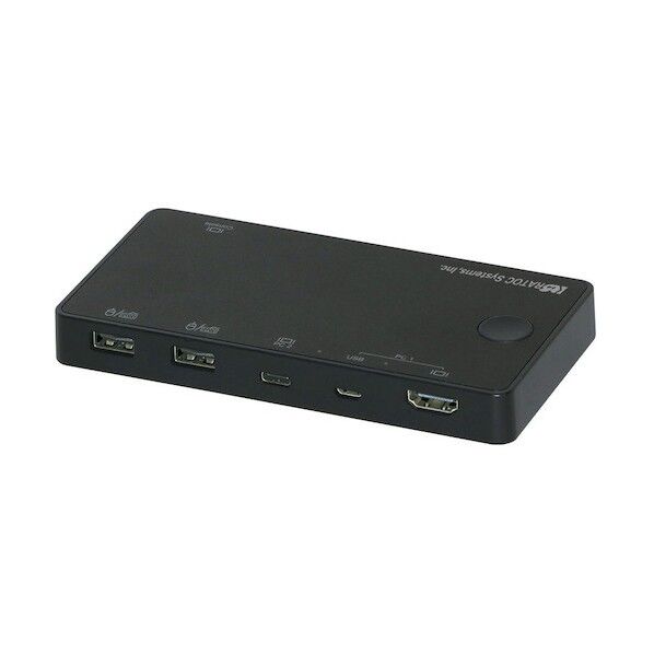 4K HDMIディスプレイ/USBキーボード・マウス パソコン切替器(USB-C/Aパソコン対応)