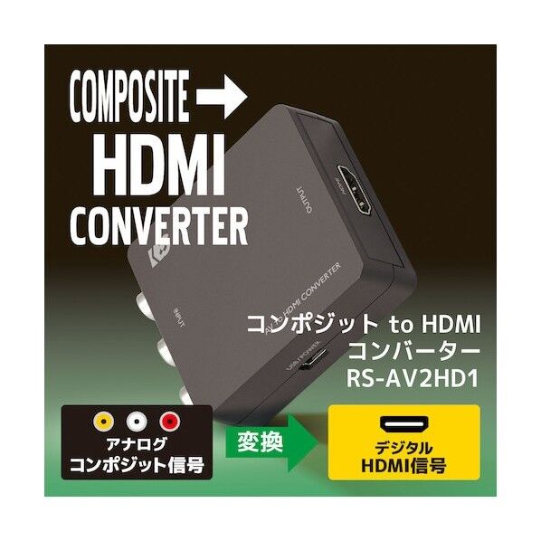 コンポジット to HDMIコンバーター