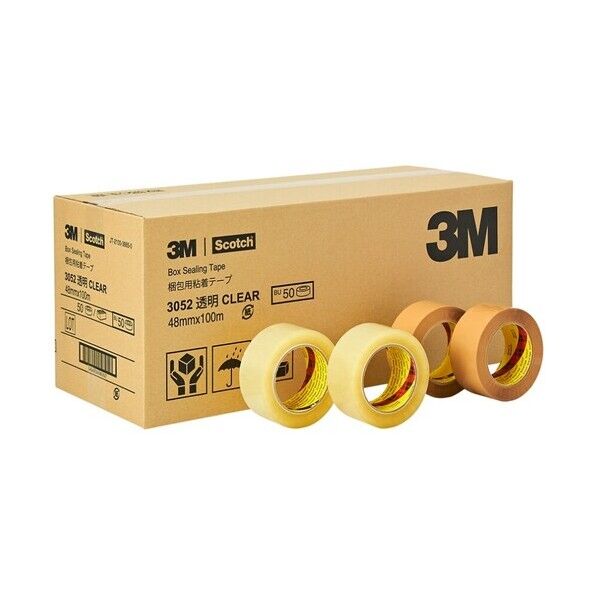 3M(スリーエム) OPP包装用粘着テープ 3042 透明 48mmX100m 透明 3042 TRA 48X100 36巻...