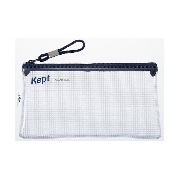 Keptクリアペンケースネイビー ネイビー KPF603K 1個