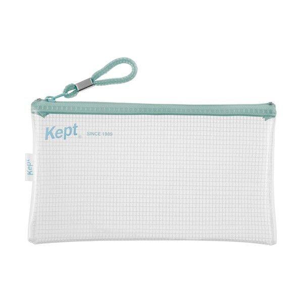 Keptクリアペンケースグレイッシュグリーン