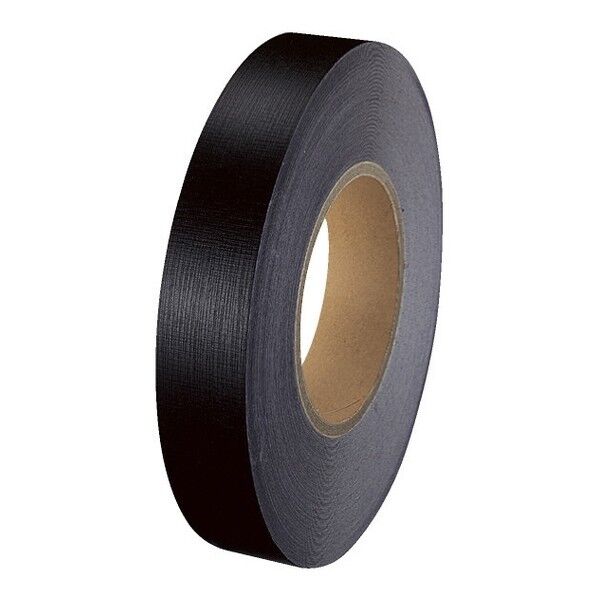  製本テープ(業務用)ペーパークロスタイプ25mm×50m黒 W164 D164 H27 T-K425ND 1個...