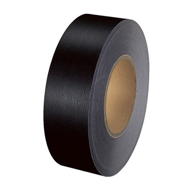  製本テープ(業務用)ペーパークロスタイプ50mm×50m黒 W164 D164 H52 T-K450ND 1個...