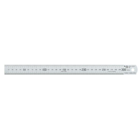  ステンレス直定規 ツヤ消し仕上げ C型JIS1級 30cm W0 D0 H0 TZ-RS30 1個...