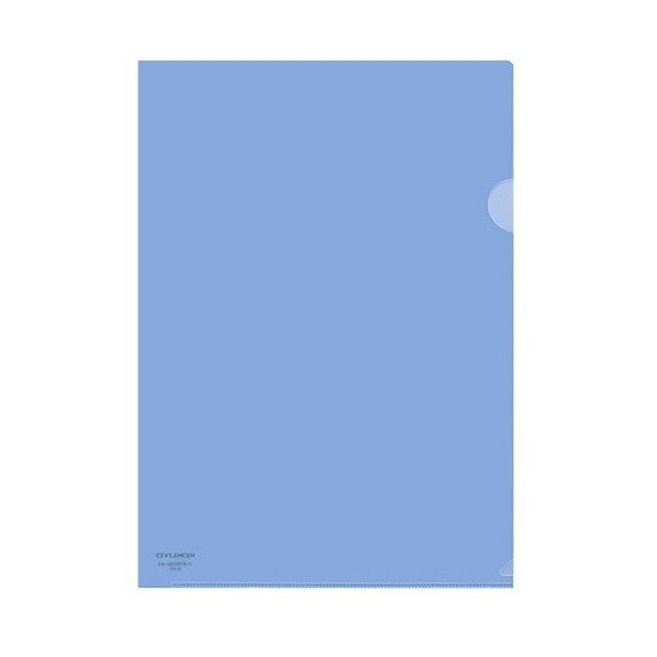  クリヤーホルダー(10枚パック)  PP A4 青 W220 D1 H310 フ-B750NBX10 1個...