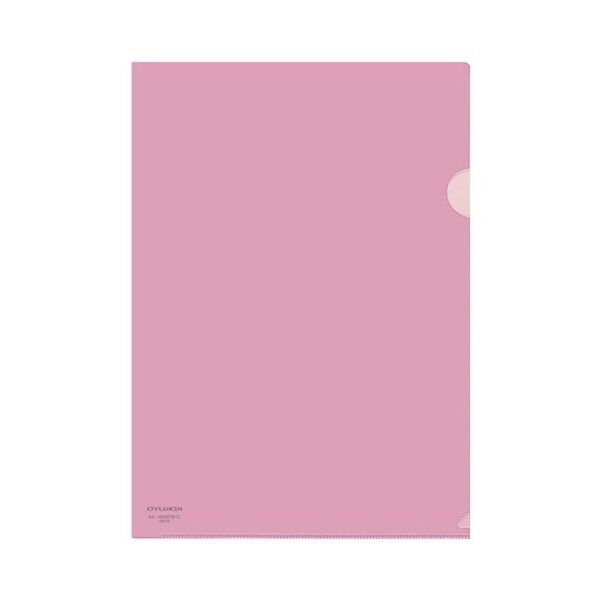  クリヤーホルダー(10枚パック)  PP A4 ピンク W220 D1 H310 フ-B750NPX10 1個...
