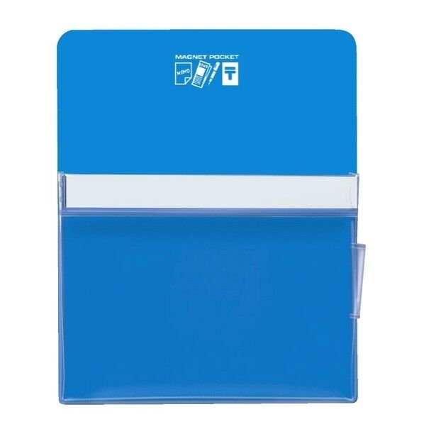 マグネットポケットA4 内寸法180x230mm青