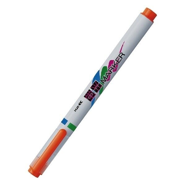蛍光マーカー(K2)太字4.0mm・10本入・オレンジ W11 D14 H138 K2PM-L1YRX10 1個...