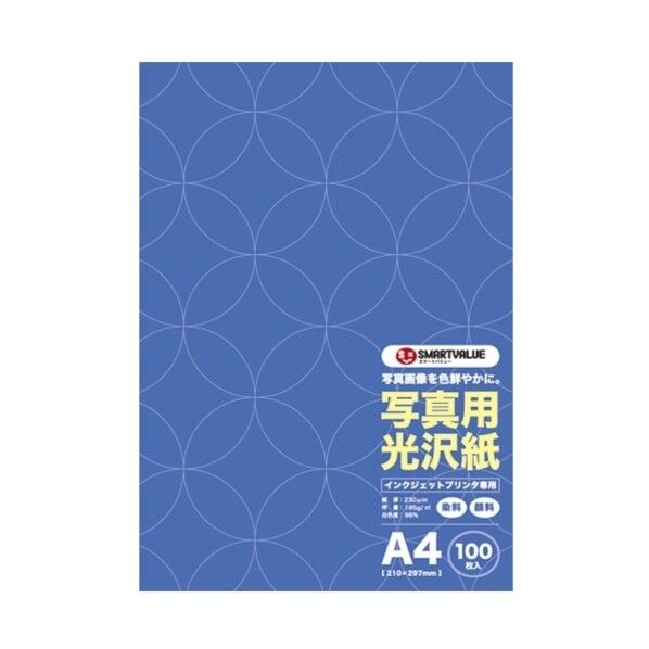 写真用光沢紙 A4 100枚 A029J 100枚