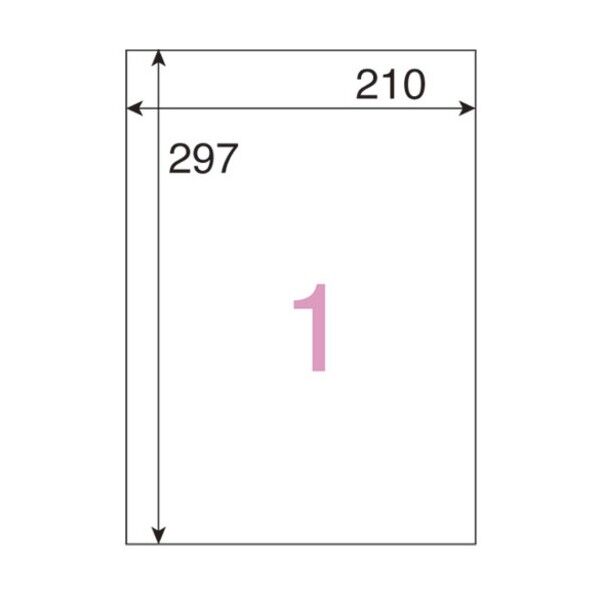 OAラベル レーザー用 全面 100枚 A048J 100枚