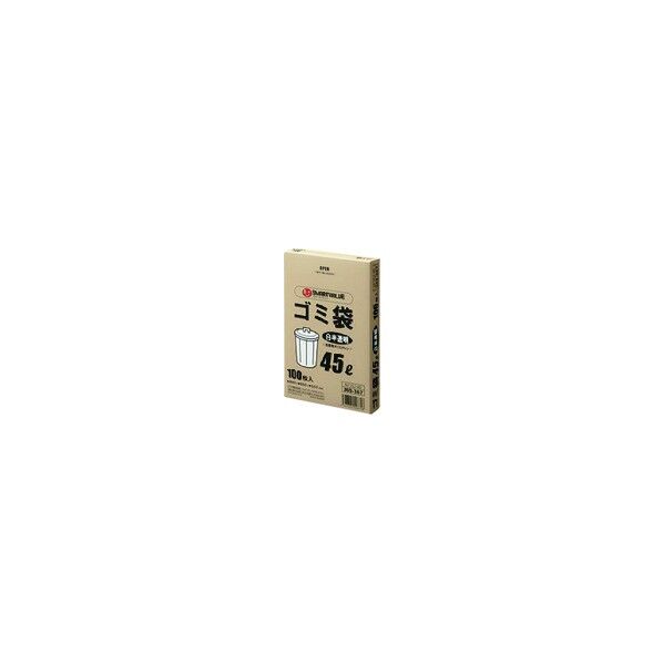 ゴミ袋 LDD 白半透明 45L N115J-45 (365367) N115J-45 100枚