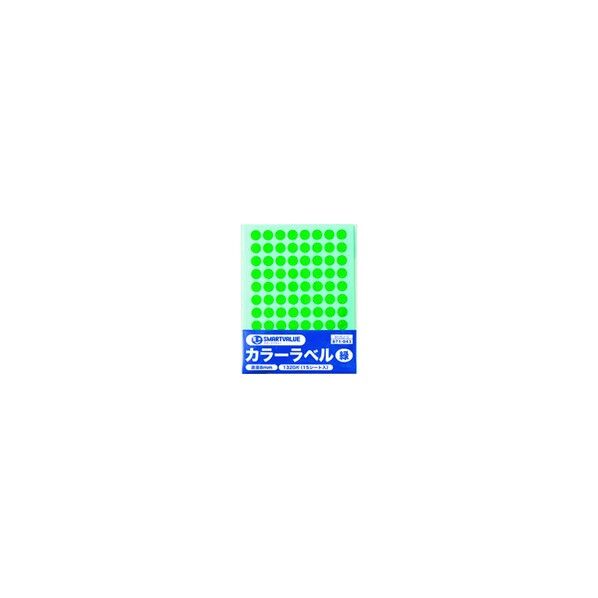 プラス 871043)カラーラベル 8mm 緑 B535J-G 1点