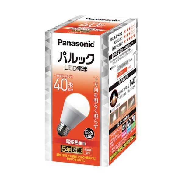 ハﾟルックLED電球60形2P品
