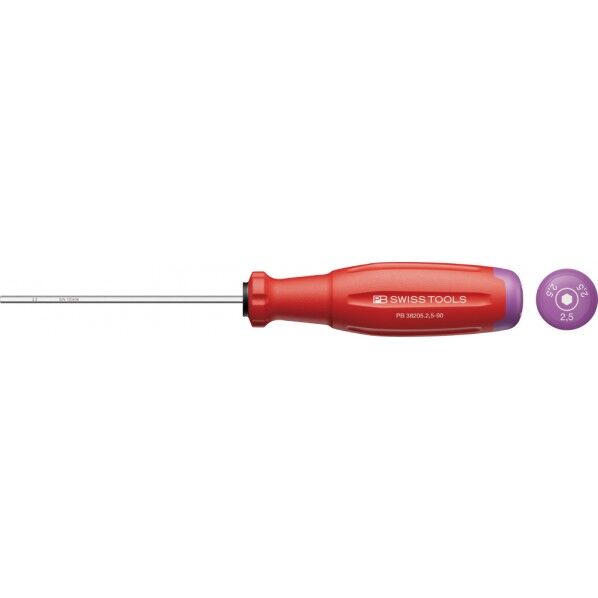 PBスイスツール スイスグリップEVO 六角棒ドライバー サイズ2.5mm 全長194mm 38205.2.5-90 1本...