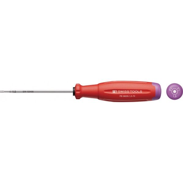 PBスイスツール スイスグリップEVO 六角棒ドライバー サイズ1.5mm 全長155mm 38205.1,5-70 1本...