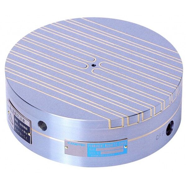 噴流穴付丸形永磁チャック