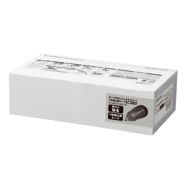 コクヨ 〈ドットライナー〉(つめ替え用10個・強力に貼る) タ-D403-08X10 1箱...