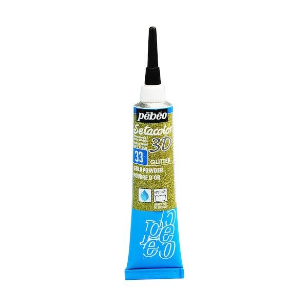  セタカラー3Dグリッター 20ml NO.33 ゴールドパウダー 557033 1点