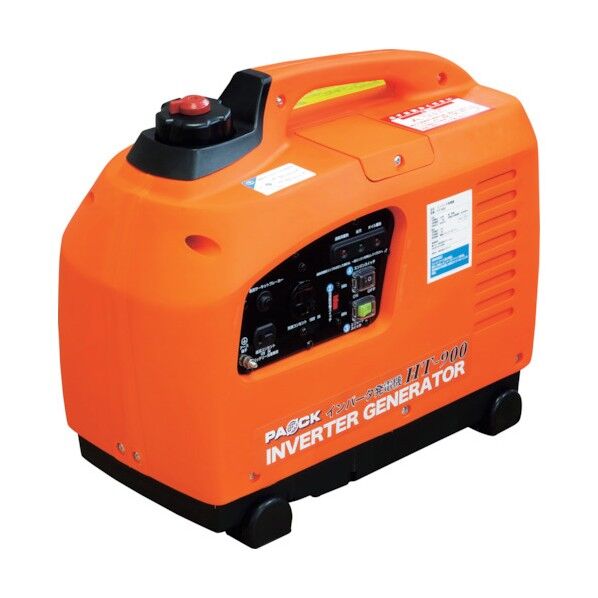 インバータ発電機 0.9kw オレンジ 460×385×245mm HT-900 1台