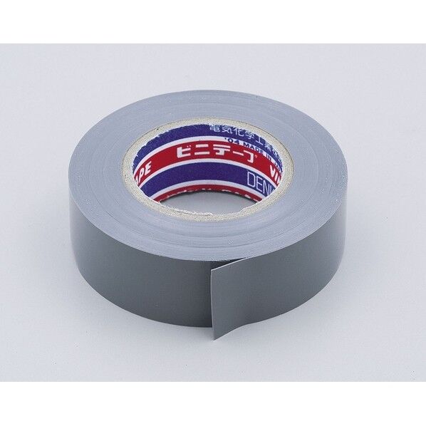 朝日電器 ビニールテープ10m グレー グレー PS-01NH(GY) 1個