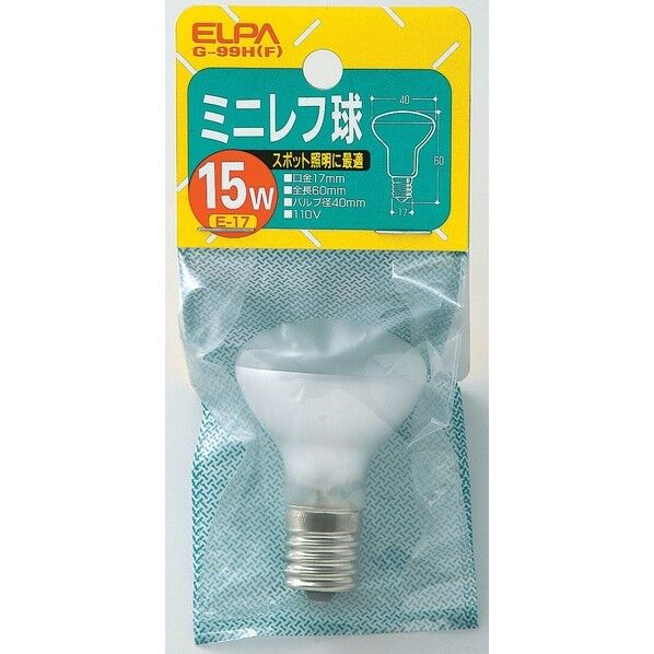 ミニレフ球 E17 15W