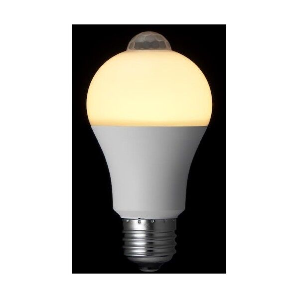 A形LED 40W相当 電球色 センサー付き LDA5LGP2 1個...