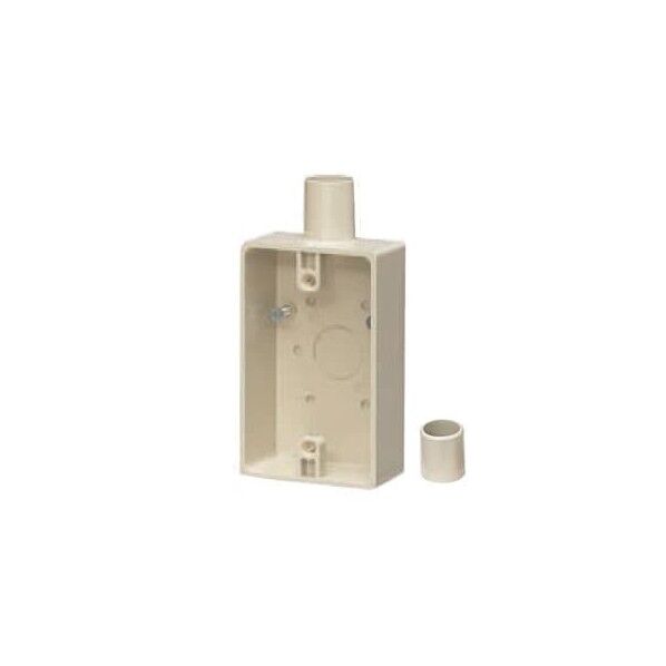ベージュ ビニル電線管付属品 1個
