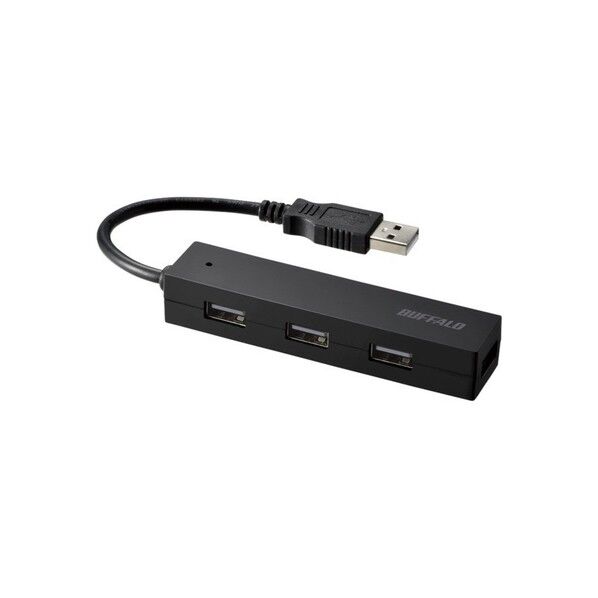 USB2.0 バスパワー 4ポート ハブ ブラック BSH4U050U2BK 1個