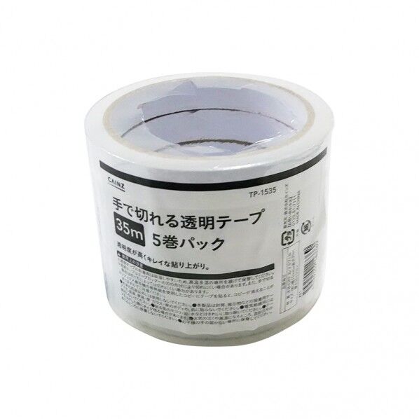 カインズ 透明テープ 15mm×35m TP1535 5巻...