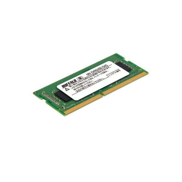 バッファロー PC4-2400(DDR4-2400)対応260PinDDR4 SDRAM S.O.DIMM 4GB 幅69.6×高さ30.0×奥行4.1mm MV-D4N2400-S4G 1点
