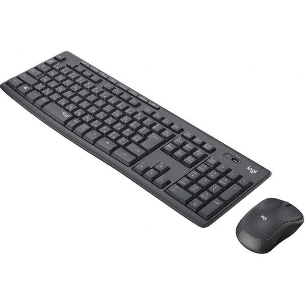 【法人専用品】サイレント ワイヤレスコンボ MK295(グラファイト) MK295GP 1点
