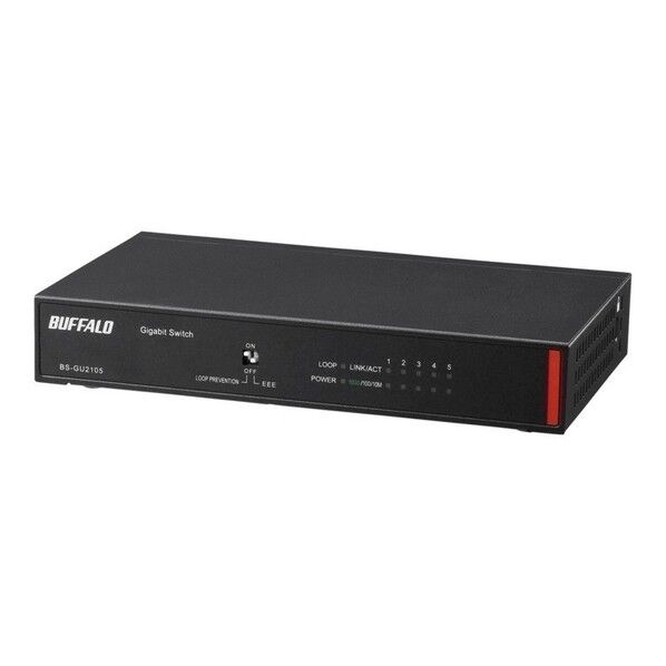 バッファロー BS-GS2008P レイヤー2 Giga PoE スマートスイッチ 8