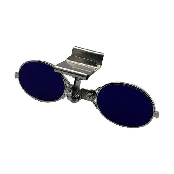 コンパクト(カニ目)ヘルメット取付遮光めがね 303 KR4