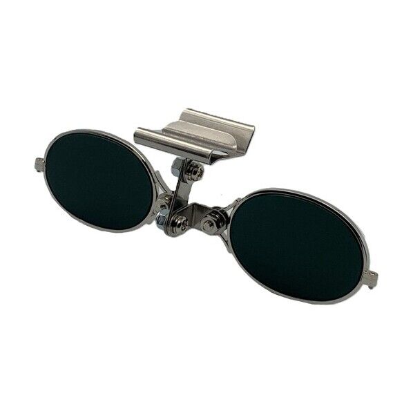 コンパクト(カニ目)ヘルメット取付遮光めがね 303 No.5