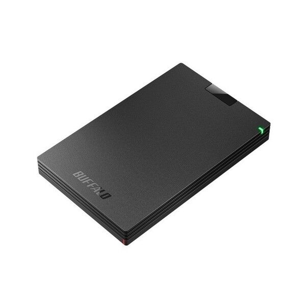 USB3.2(Gen1)対応ポータブルHDD Type-Cケーブル付 2TB ブラック HD-PGAC2U3-BA 1個