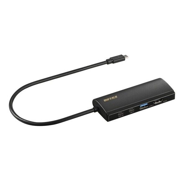 Type-CドッキングステーションPD対応 HDMI出力 ブラック LUD-U3-CGHDBK 1個