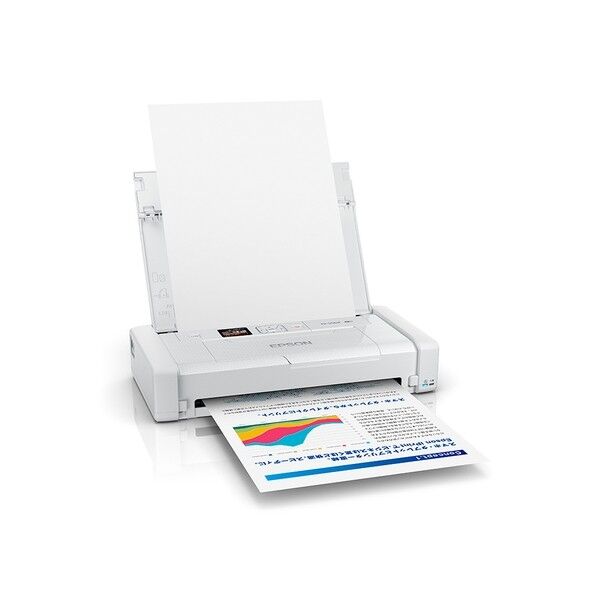 EPSON(エプソン) A4モバイルインクジェットプリンター/バッテリー内蔵/Wi-Fi5GHz対応/ホワイトモデル PX-S06W 1点