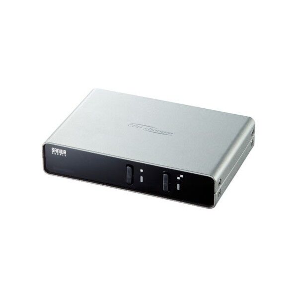 パソコン自動切替器(2:1) SW-KVM2LUN2 1セット...