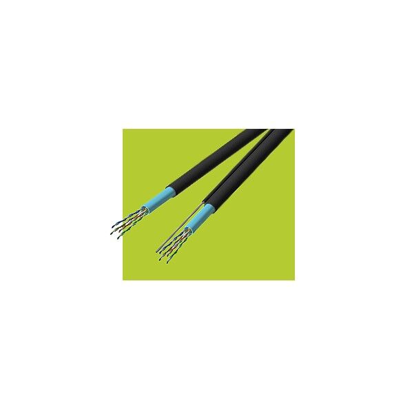 関西通信電線 屋外配線用ツイストペアケーブル UTP-C5E-W (0.5x4P) 100m...