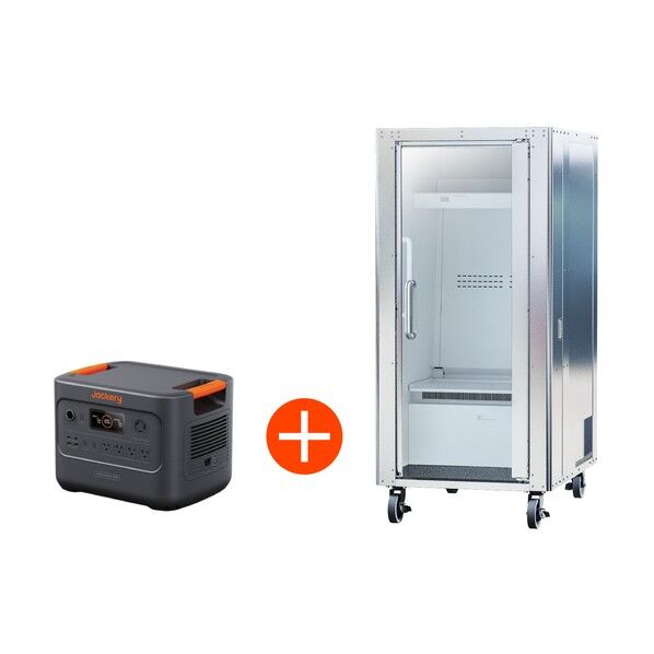 パーソナルクーリングボックス ど冷えもんBOX+ジャクリポータブル電源セット