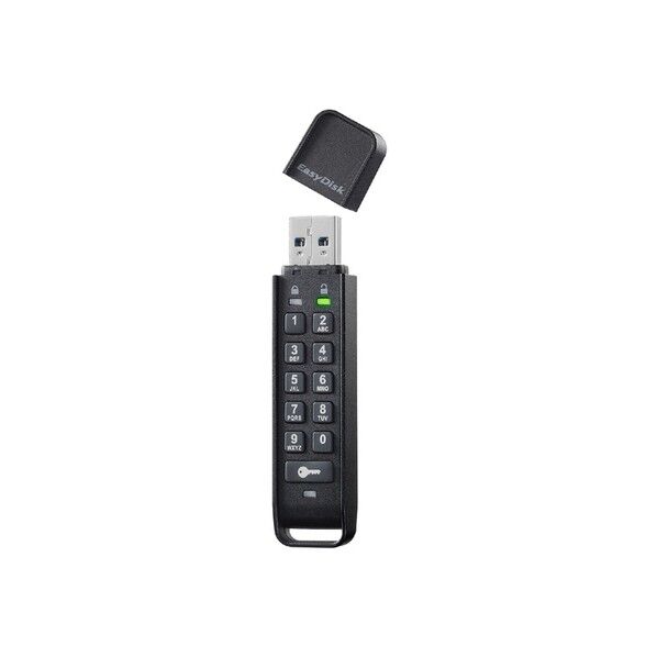 パスワードボタン付き セキュリティUSBメモリー 16GB ED-HB3/16G 1個